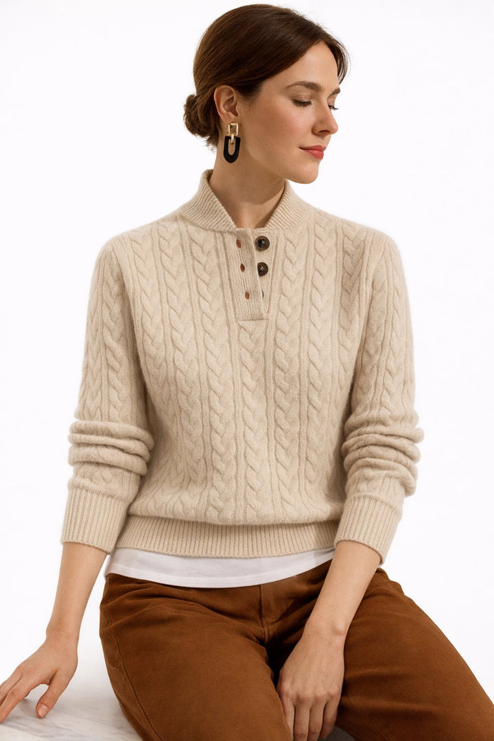 Comfortable Cable Knit Sweater for Women – view 4