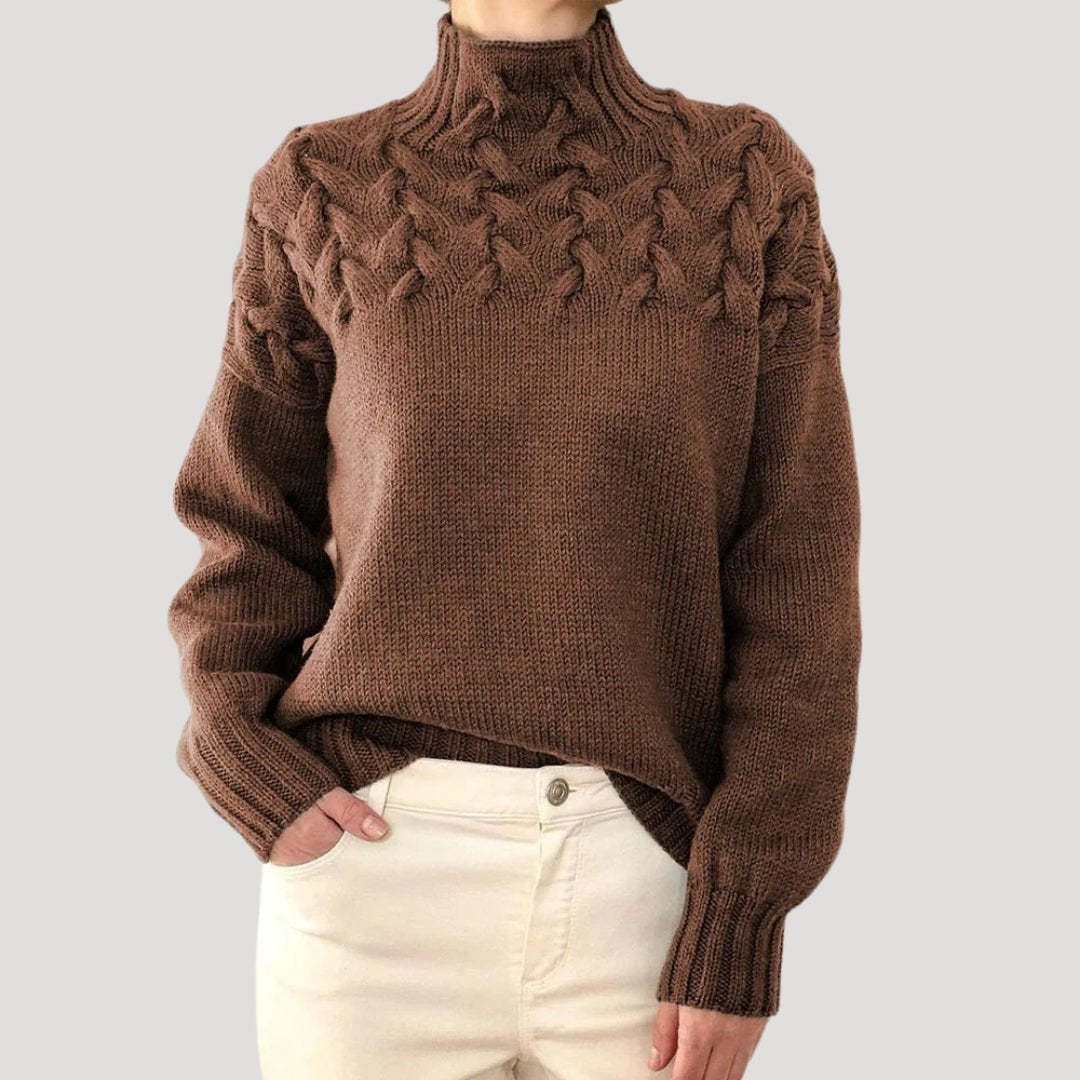 Comfortable Cable Knit Sweater for Women – view 8