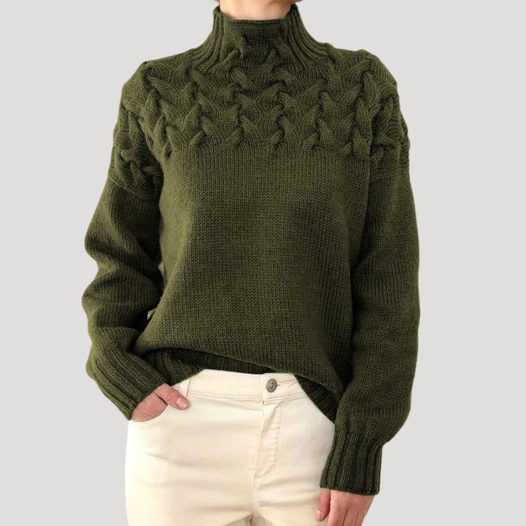 Comfortable Cable Knit Sweater for Women – view 9