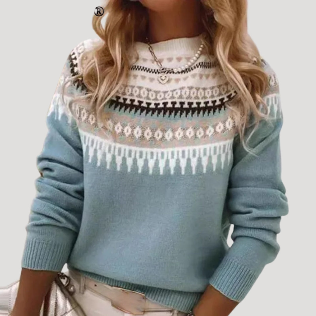 Comfortable Fair Isle Sweater for Women – view 2