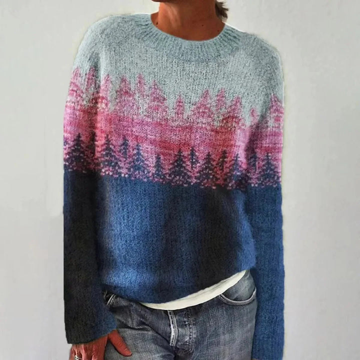 Comfortable Fair Isle Sweater for Women – view 9