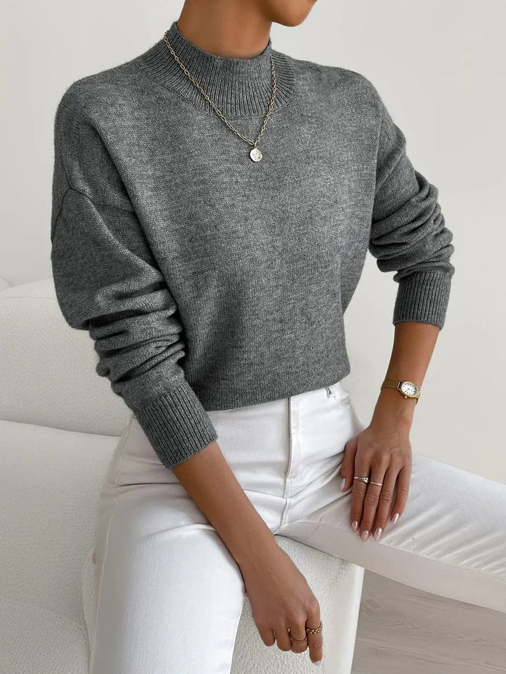 Comfortable Mock Neck Sweater for Women – view 9