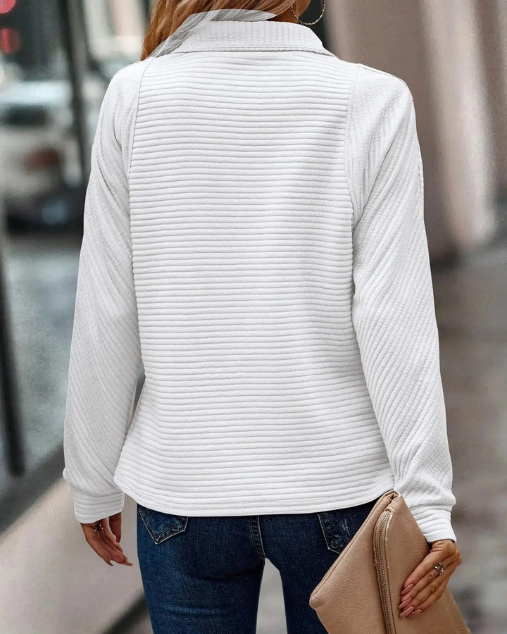 Comfortable Ribbed Knit Sweater for Women – view 6