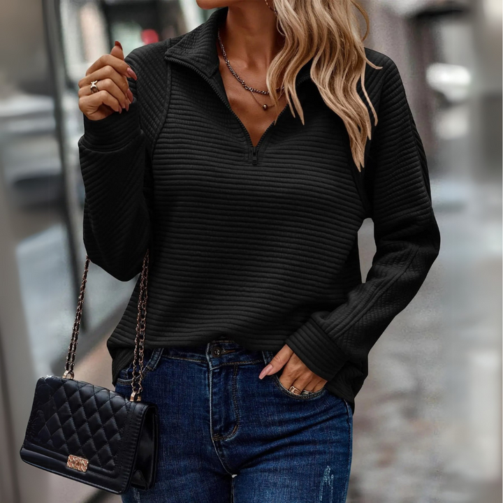 Comfortable Ribbed Pullover for Women – view 4