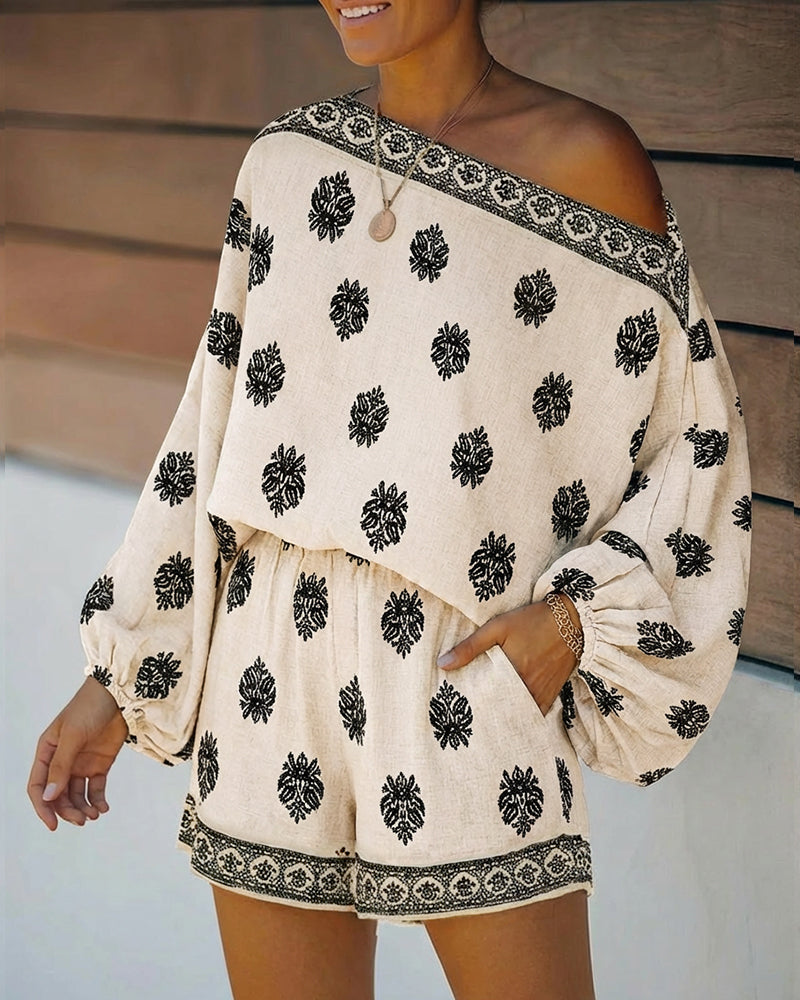 Effortless Embroidered Two Piece Set for Women – view 9