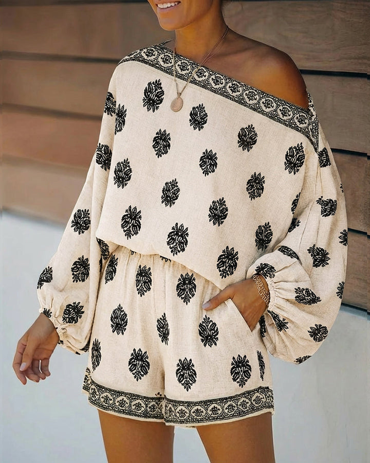 Effortless Embroidered Two Piece Set for Women – view 9