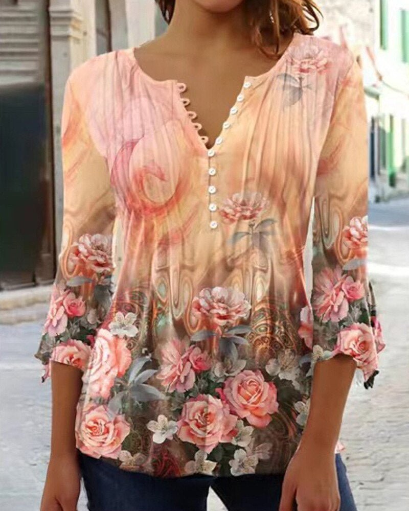 Effortless Floral Blouse for Women – view 8