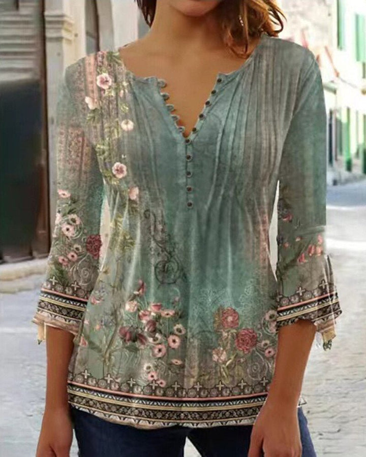 Effortless Floral Blouse for Women – view 9