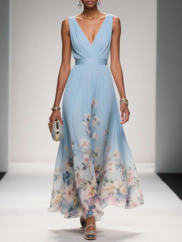 Effortless Floral Maxi Dress for Women – view 5
