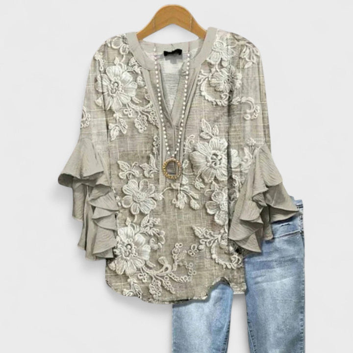 Effortless Floral Print Blouse for Women – view 8