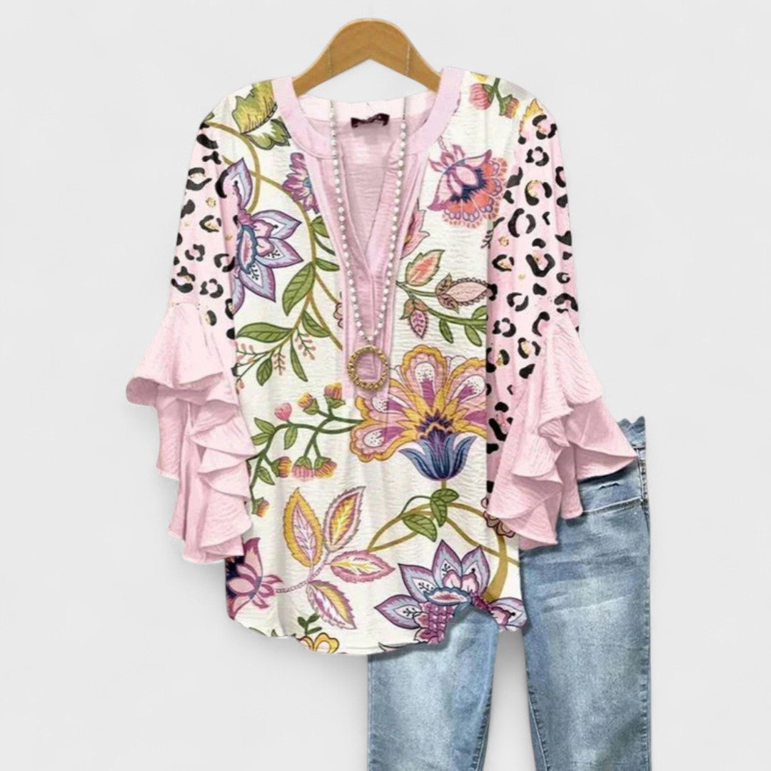 Effortless Floral Print Blouse for Women – view 9