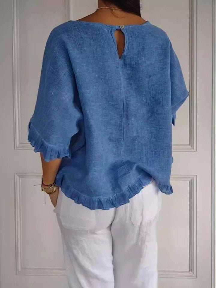 Effortless Linen Blouse for Women – view 3