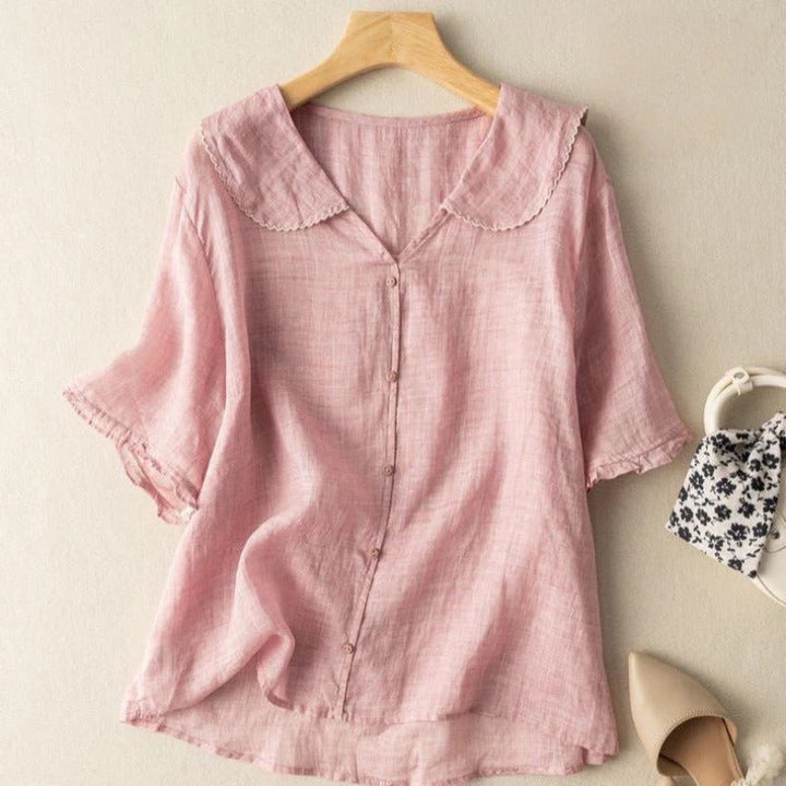 Effortless Linen Blouse for Women – view 4