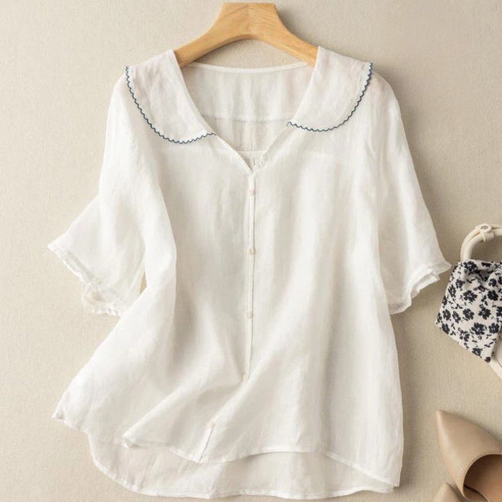 Effortless Linen Blouse for Women – view 5