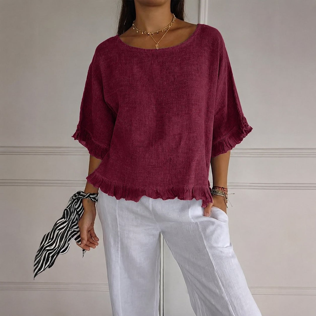 Effortless Linen Blouse for Women – view 6