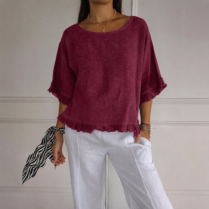 Effortless Linen Blouse for Women – view 6