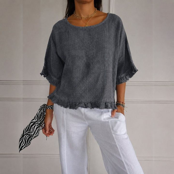 Effortless Linen Blouse for Women – view 7