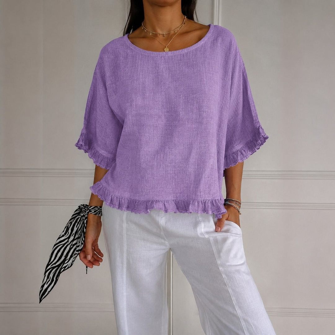 Effortless Linen Blouse for Women – view 8