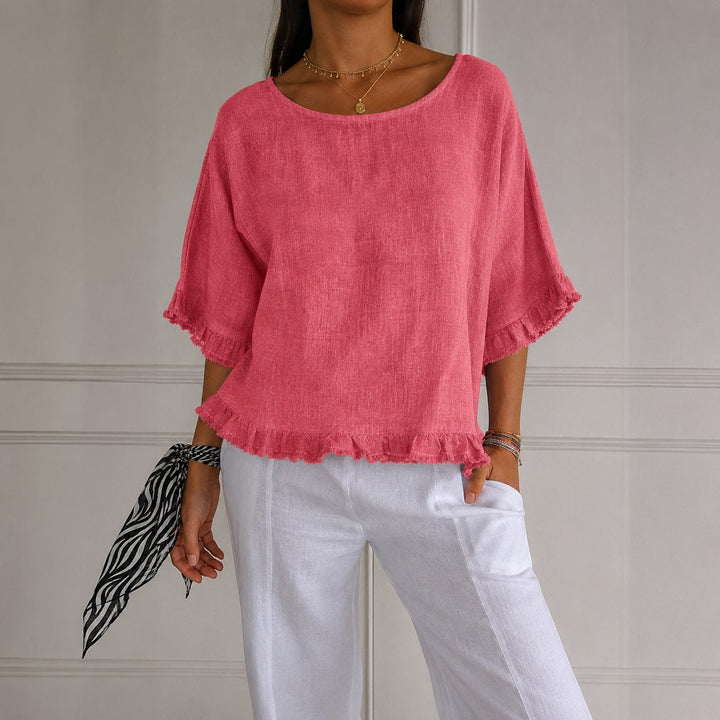 Effortless Linen Blouse for Women – view 9