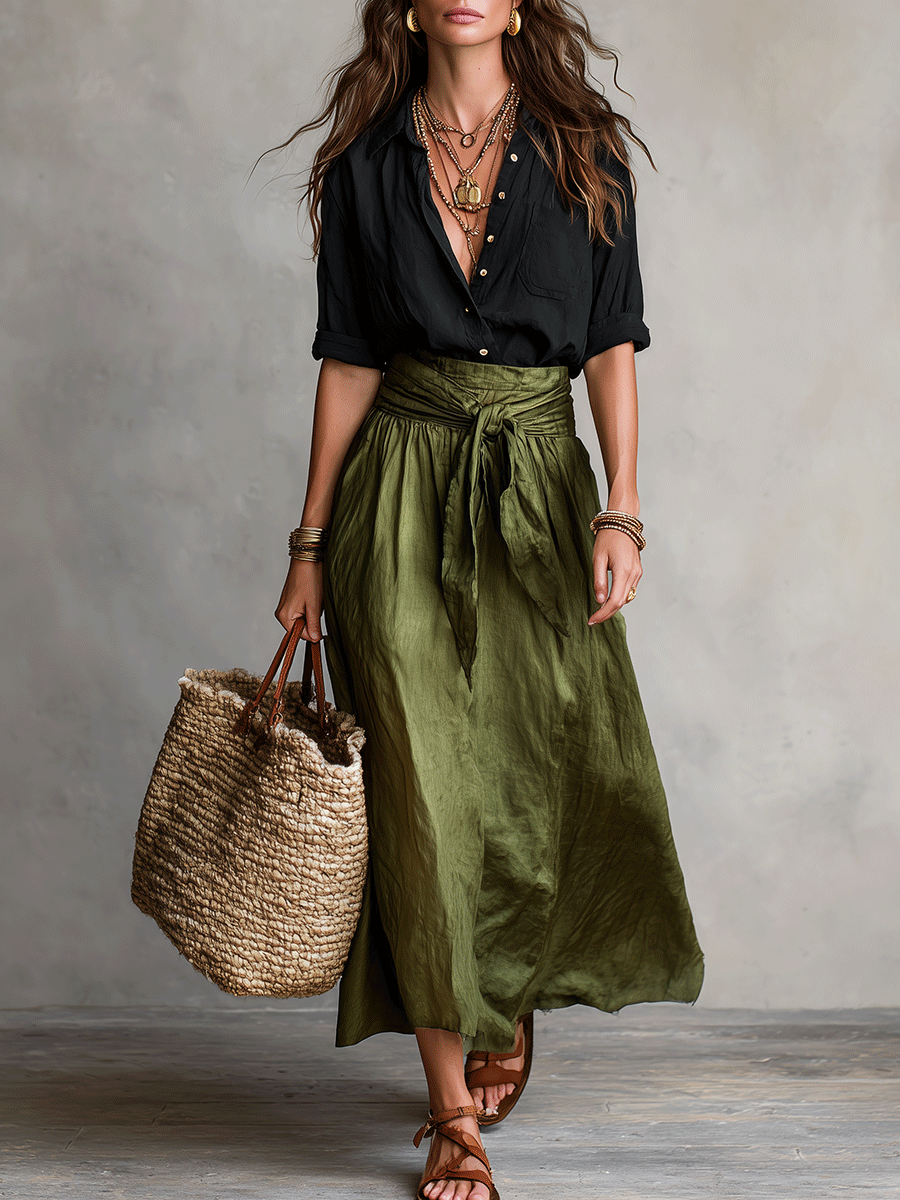 Effortless Linen Two Piece Set for Women