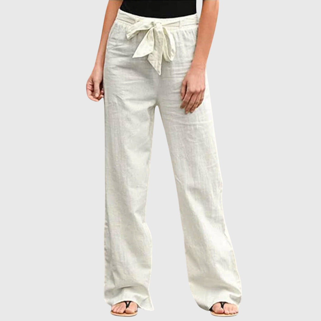 Effortless Linen Wide Leg Pants for Women