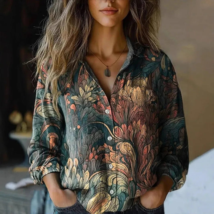 Effortless Paisley Print Blouse for Women – view 4
