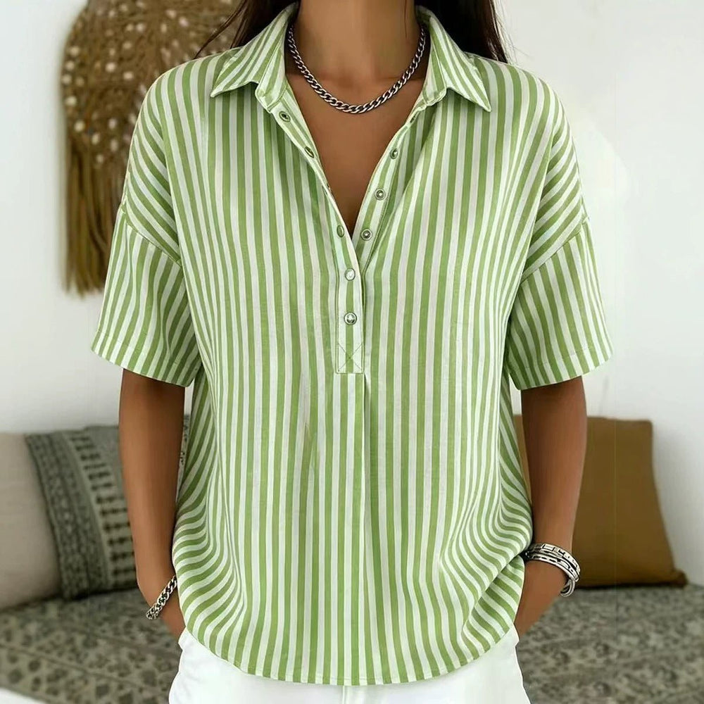 Effortless Striped Blouse for Women – view 2