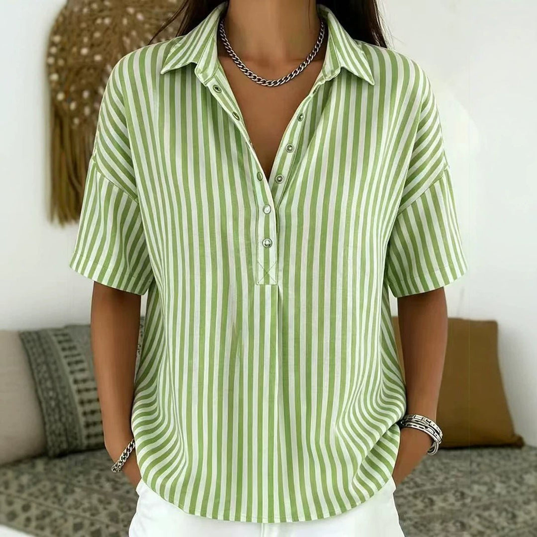 Effortless Striped Blouse for Women – view 2