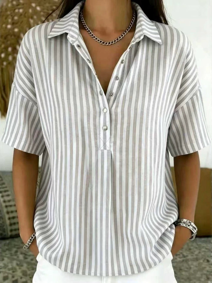 Effortless Striped Blouse for Women – view 8