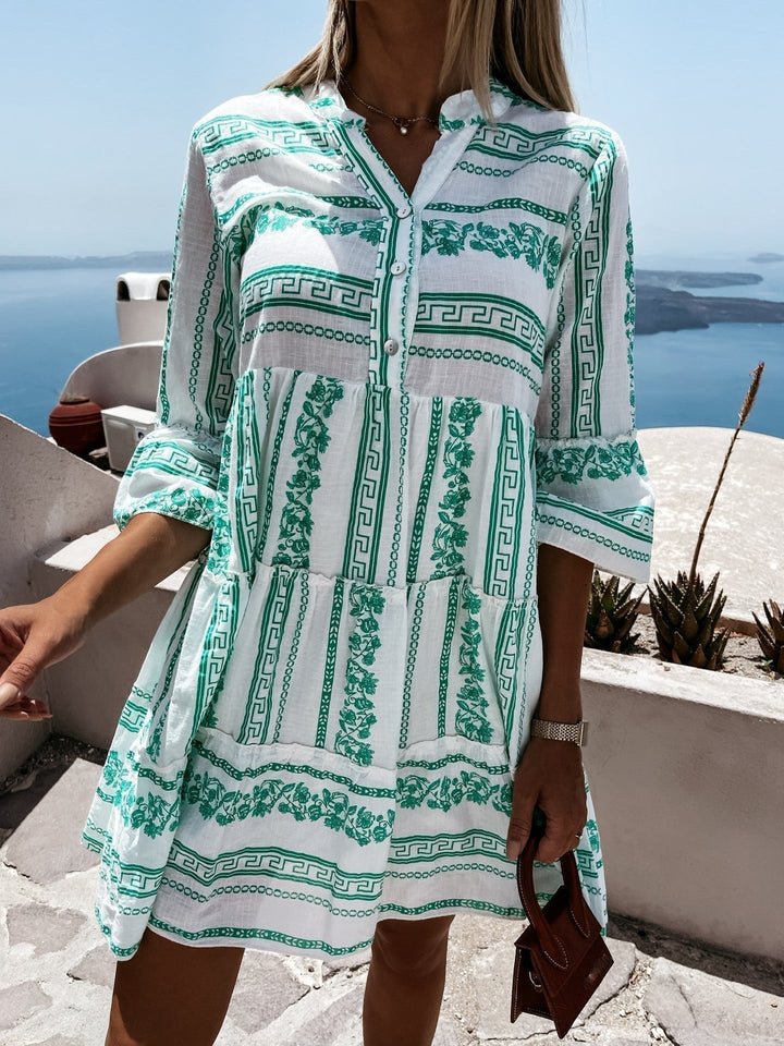 Effortless Tiered Boho Mini Dress for Women – view 10