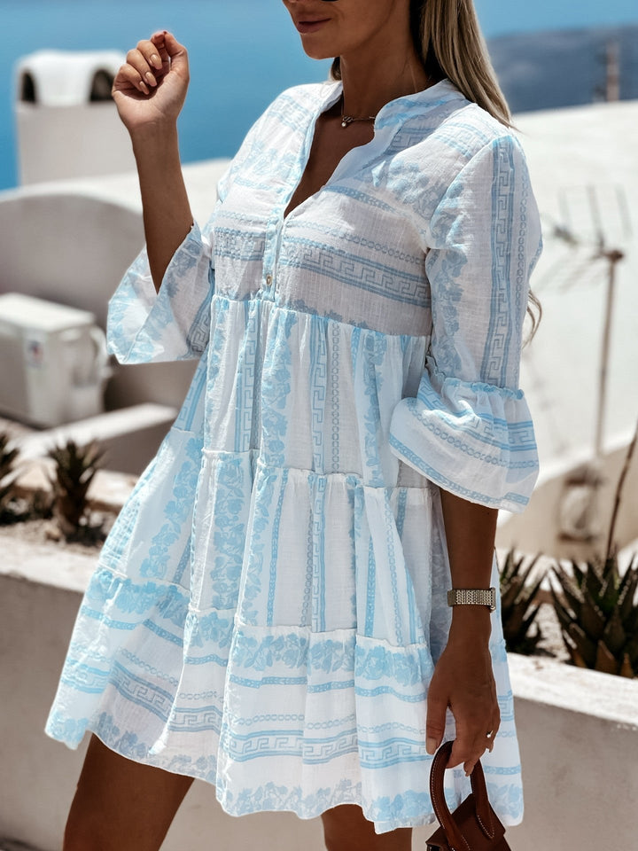 Effortless Tiered Boho Mini Dress for Women – view 18