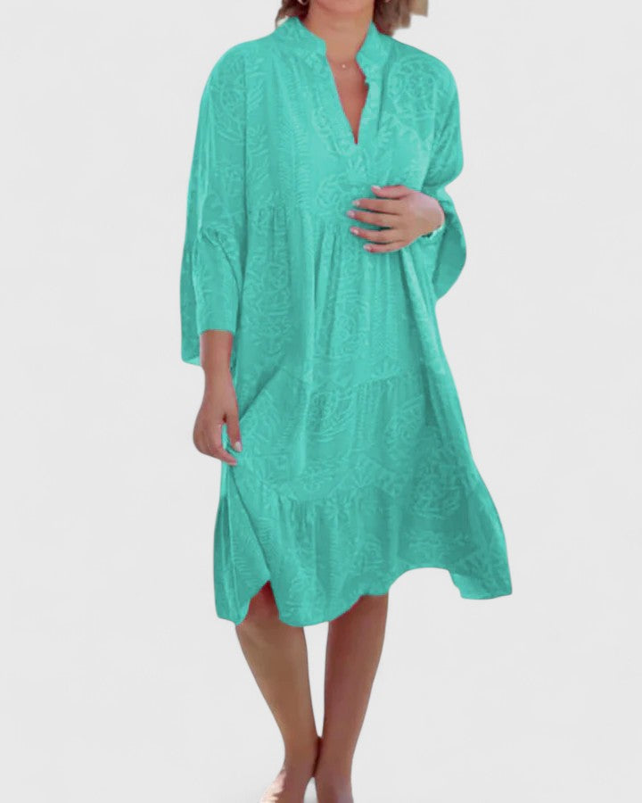 Effortless Tribal Print Kaftan Dress for Women – view 4