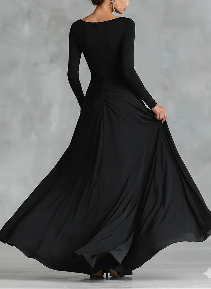 Elegant Black Maxi Dress for Women – view 2