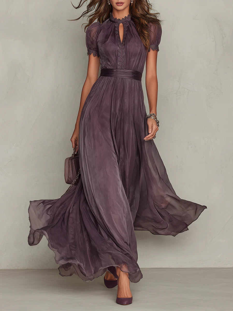 Elegant Chiffon Maxi Dress for Women