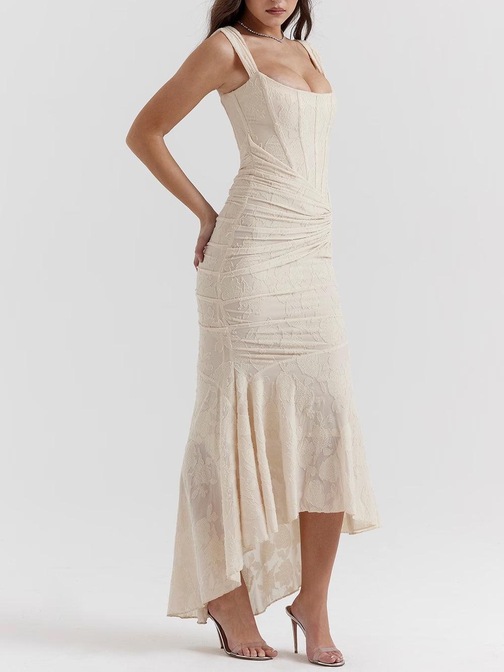 Elegant Floral Lace Maxi Dress for Women – view 25