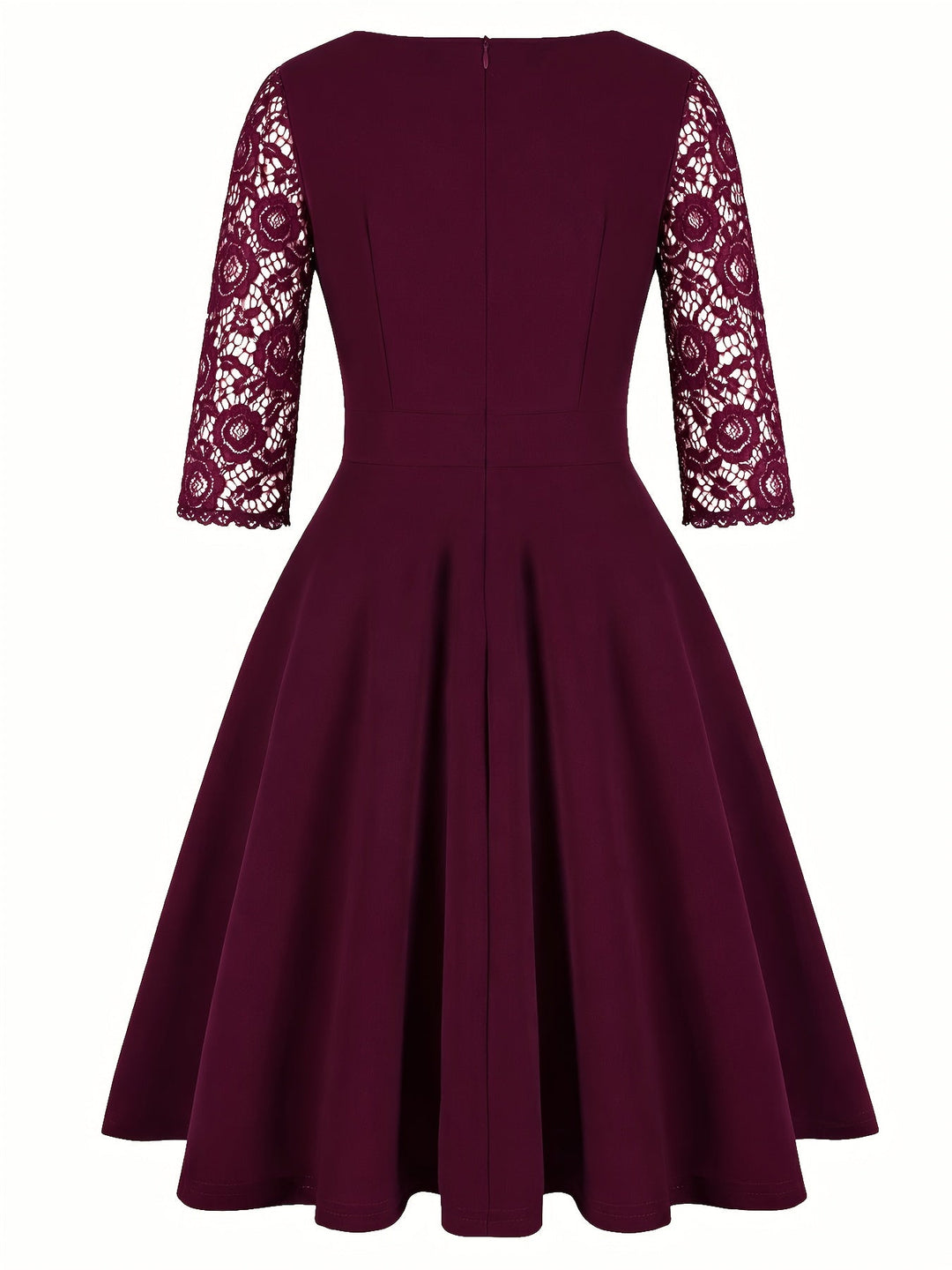 Elegant Lace Midi Dress for Women – view 10