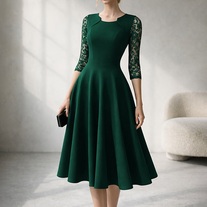 Elegant Lace Midi Dress for Women – view 13