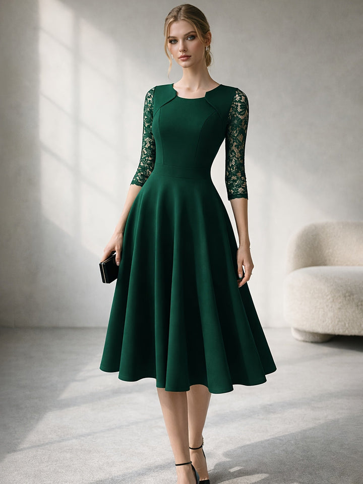 Elegant Lace Midi Dress for Women – view 5