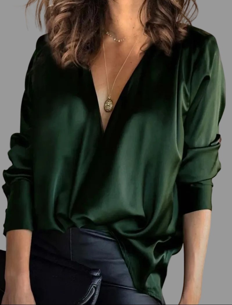 Elegant Satin Blouse for Women