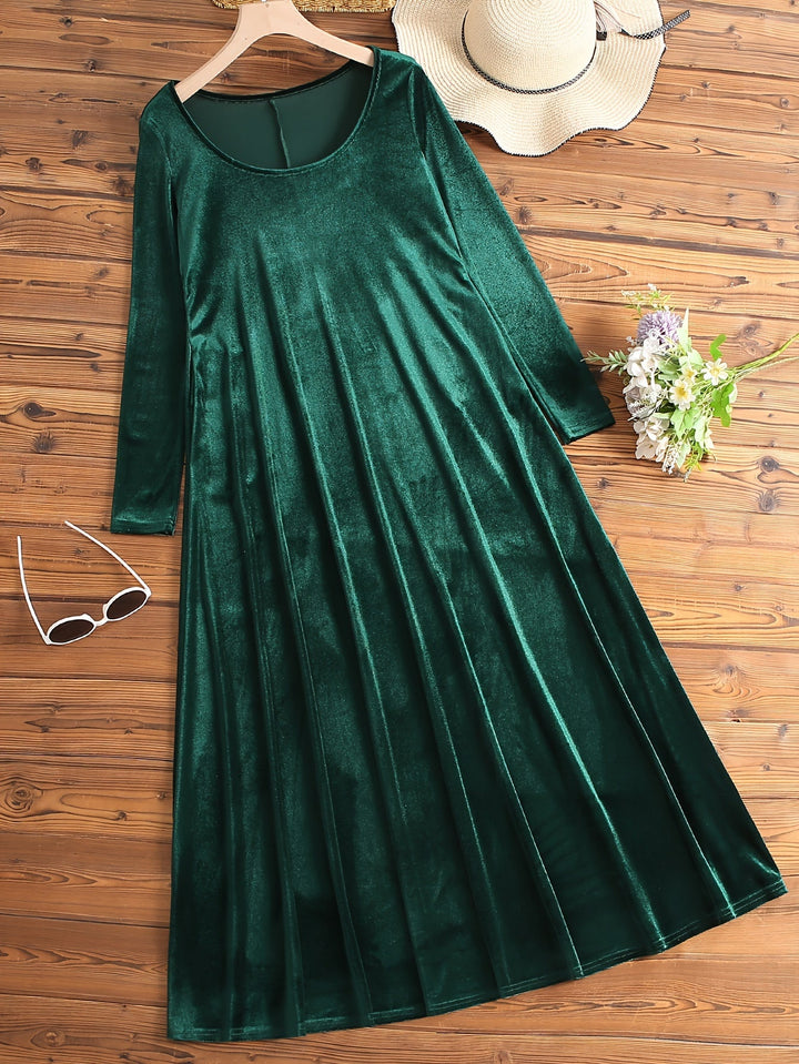 Elegant Velvet Maxi Dress for Women – view 9