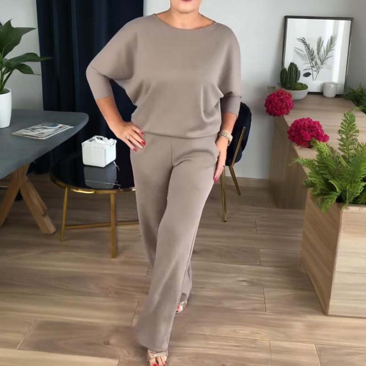 Elegant Three Piece Set for Women with Open Front Duster Cardigan Sleeveless Top Wide Leg Pant Formal Style